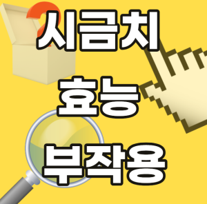 시금치 효능 부작용